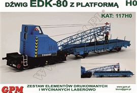 Zdjęcie GPM 117H0 - EDK-80 1/87- dźwig kolejowy