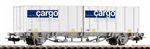 Piko 58732 - Wagon kontenerowy 2x20', SBB