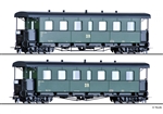 Tillig 13996 - Zestaw 2 wagonów pasażerskich KB4i, DR, Ep.III
