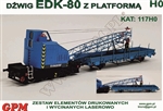 GPM 117H0 - EDK-80 1/87- dźwig kolejowy