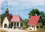 Auhagen 14461 - Kościół i plebania