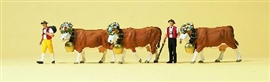 Zdjęcie Preiser 10404 - Alpejskie krowy