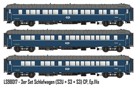 Zdjęcie L.S. Models 98017 - Zestaw 3 wagonów CP