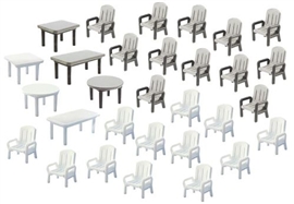 Zdjęcie Faller 272441 - krzesła i stoły
