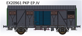 Zdjęcie Exact-Train EX20961 - Wagon kryty Ggs, PKP