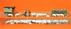 Zdjęcie Preiser 13003 - Pasterz i owce, akcesoria