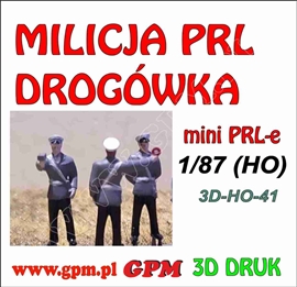 Zdjęcie GPM 3D-H0-41 - Milicja PRL, drogówka.