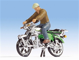 Zdjęcie Noch 15914 - Motocyklista na motorze RS