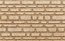 Zdjęcie Płytka - mur z piaskowca 28x14cm, H0/TT