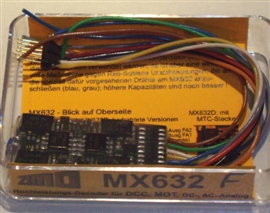 Zdjęcie Zimo MX632F - Dekoder 1,6A, 8 wyjść funkcyjnych, NEM651 na kablu