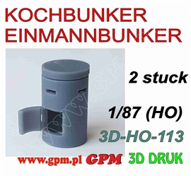 Zdjęcie GPM 3D-H0-113 - Bunkier obserwacyjny