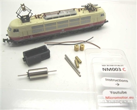 Zdjęcie Micromotor NM003C - Minitrix BR103, BR151