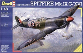 Zdjęcie Revell 04554 - Supermarine Spitfire Mk.IX C/XVI