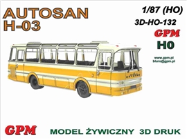 Zdjęcie GPM 3D-H0-132 - Autobus Autosan H03.