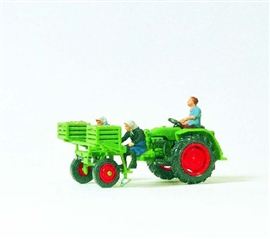 Zdjęcie Traktor, transporter kartofli.