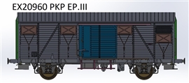 Zdjęcie Exact-Train EX20960 - Wagon kryty Kdd, PKP