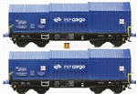 Roco 6680008 - Wagony Shimmns, PKP-Cargo