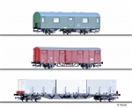 Tillig 01671 - Set wagonów pocztowych DR