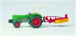 Preiser 17930 - Traktor DEUTZ, kosiarka talerzowa