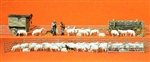 Preiser 13003 - Pasterz i owce, akcesoria