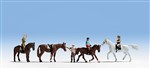 Noch 15630 - Jeźdźcy na koniach 8 figurek