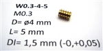 Micromotor W0.3-4-5XL - Ślimak M0.3 1 szt.