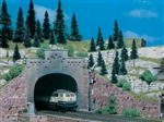 Portal tunelowy - dwutorowy, wysokość wjazu 9,5 cm.
