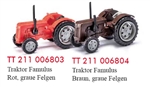 Busch 211006803 - Traktor Famulus,czerwony