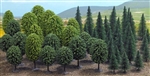 Busch 6491 - Las mieszany, 50 drzewek.
