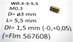 Micromotor W0.3-3-5.5 - Ślimak, 1 szt.