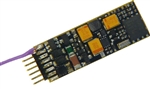 Zimo MX646N - dekoder dźwiękowy 1,0A, 4 wyjścia funkcyjne, NEM65
