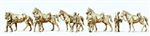 Preiser 16607 - Kavalleristen steh.+Pferde