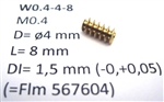 Micromotor W0.4-4-8XL - Ślimak M0.4 10 szt