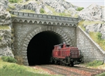 Busch 7023 - Portal tunelowy z murkami