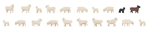 Faller 155907 - Owce 20 sztuk