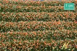 Silhouette 731-25 - Paski trawy z kwiatami