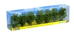 Noch 25088 - Drzewka liściaste, 7 szt, 8 cm.