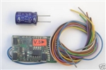 Zimo MX632W - Dekoder 1,6A, 8 wyjść funkcyjnych (5V), kable