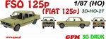 GPM 3D-H0-30 - Fiat 125p