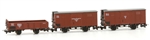 Tillig 01273 - Zestaw 3 wagonów, NWE-GHE,