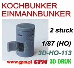 GPM 3D-H0-113 - Bunkier obserwacyjny