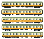 ACME 55299 - Zestaw 5 wagonów DR, Ep.IV